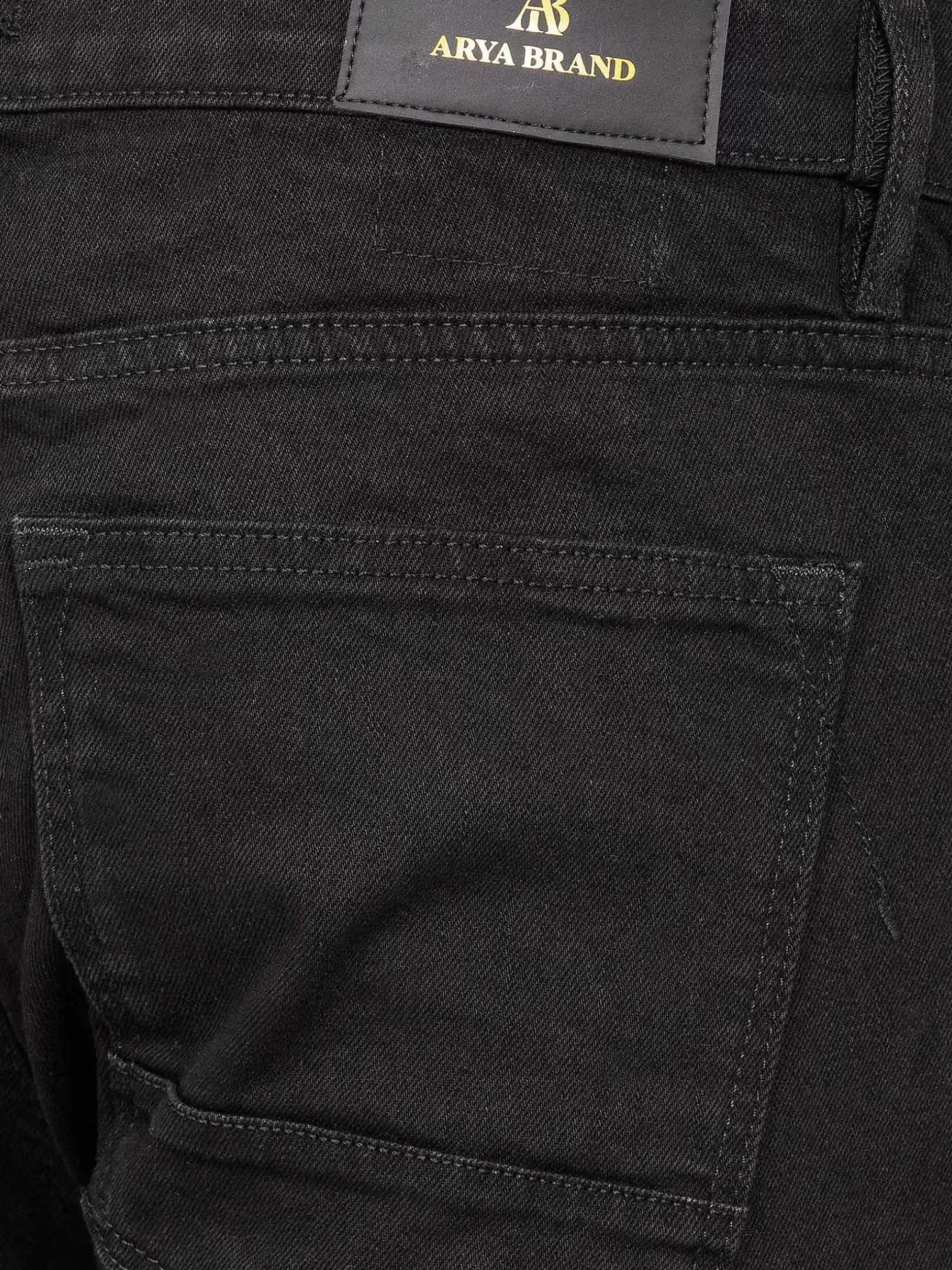 Advent Stretch Slim Fit Black Jeans