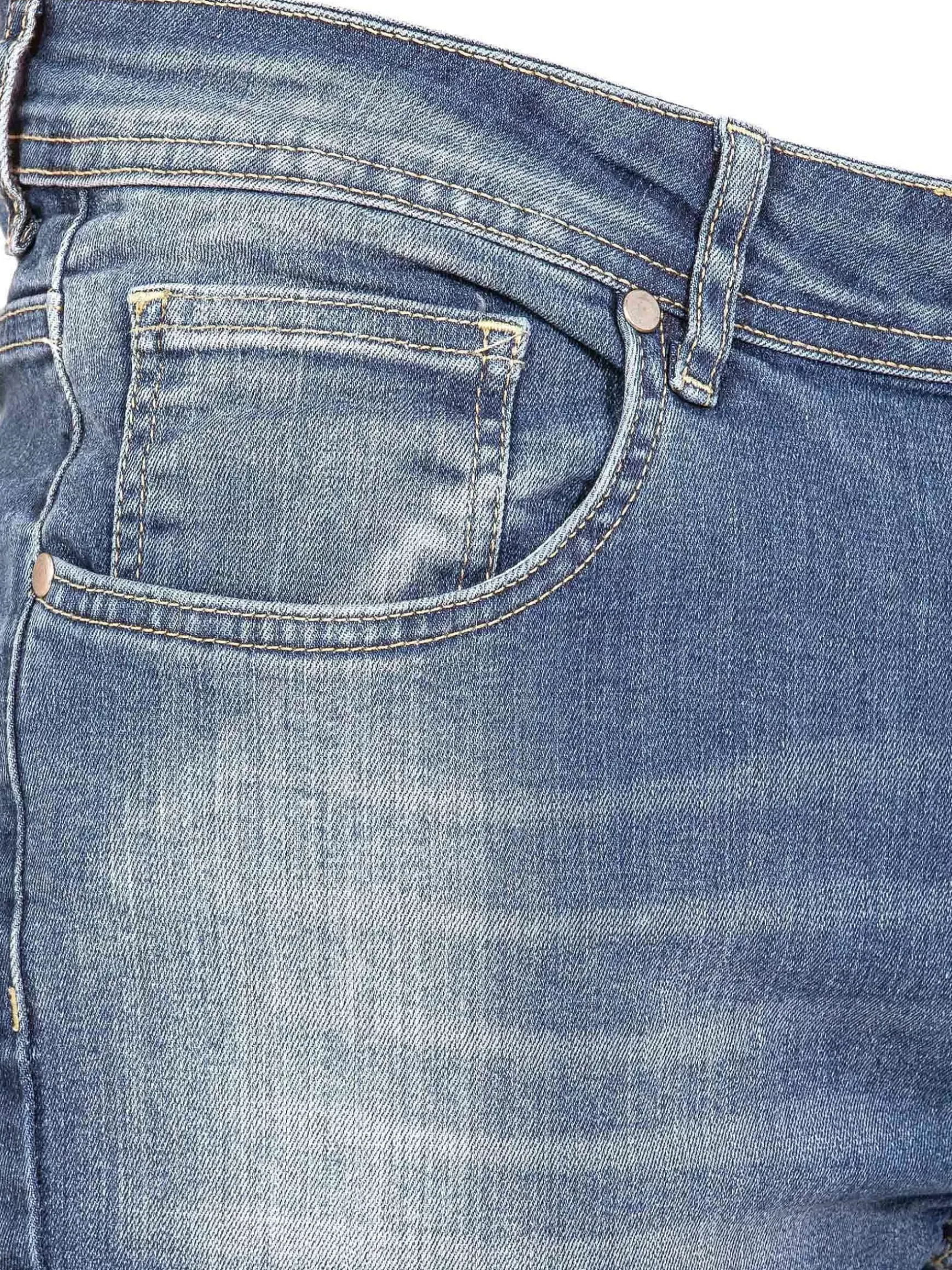 Albaric Faded Slim Fit Light Navy Jeans