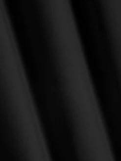 Ales Solid Structured Black Overhemd Lange Mouw