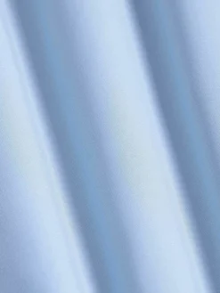 Ales Solid Structured Blue Overhemd Lange Mouw