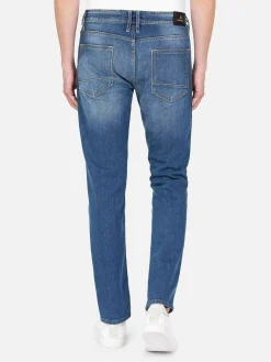 Aluin Slim Fit Stone Wash Light Navy Jeans