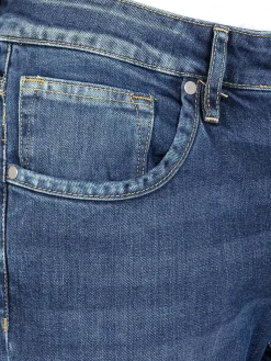 Aluin Slim Fit Stone Wash Blue Jeans