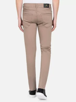 Amou Slim Fit Beige Jean