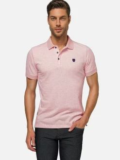 Aney Dynamic Texture Pink Polo