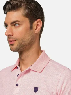 Aney Dynamic Texture Pink Polo