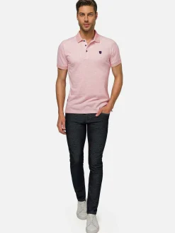 Aney Dynamic Texture Pink Polo