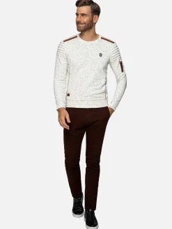 Anita Slim Fit Crew Neck Off-White Sweater