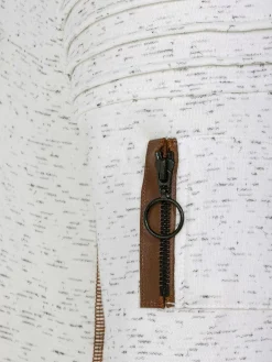 Anita Slim Fit Crew Neck Off-White Sweater