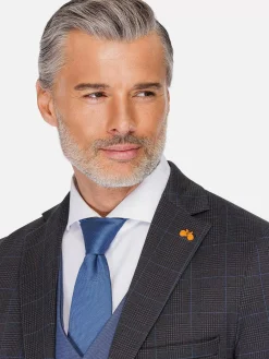 Archer Checkered Indigo Navy Colbert