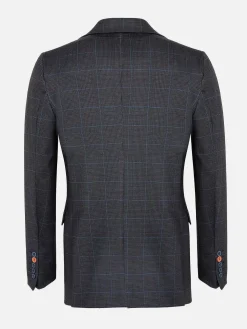 Archer Checkered Indigo Navy Colbert
