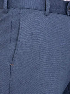 Archer Slim Fit Plain Indigo Navy Pantalon