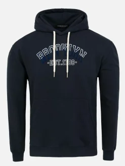 Arlo Stretched Navy Hoodie Shorts Set