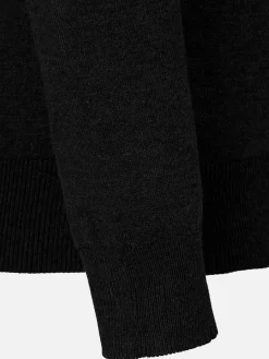 Athens V-Neck Black Sweater