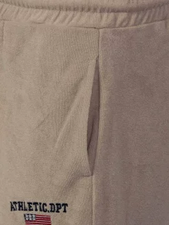 Avery Full Zipped Beige Hoodie Shorts Set