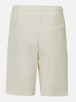Avery Full Zipped White Hoodie Shorts Set