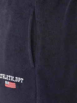 Avery Stretched Navy Hoodie Shorts Set