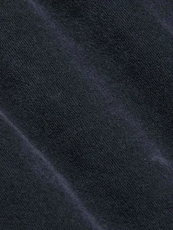 Avery Stretched Navy Hoodie Shorts Set