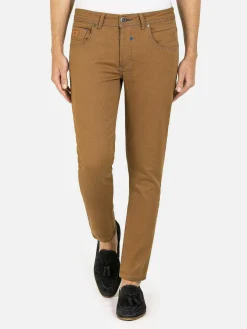 Barukh Slim Fit Beige Jeans