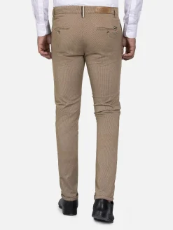Brasilia Slit Pocket Dark Beige Chino