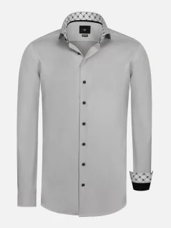 Caesar Light Grey Shirt Caesar Light Grey Overhemd