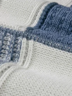 Cambridge Pattern Blue White Truien