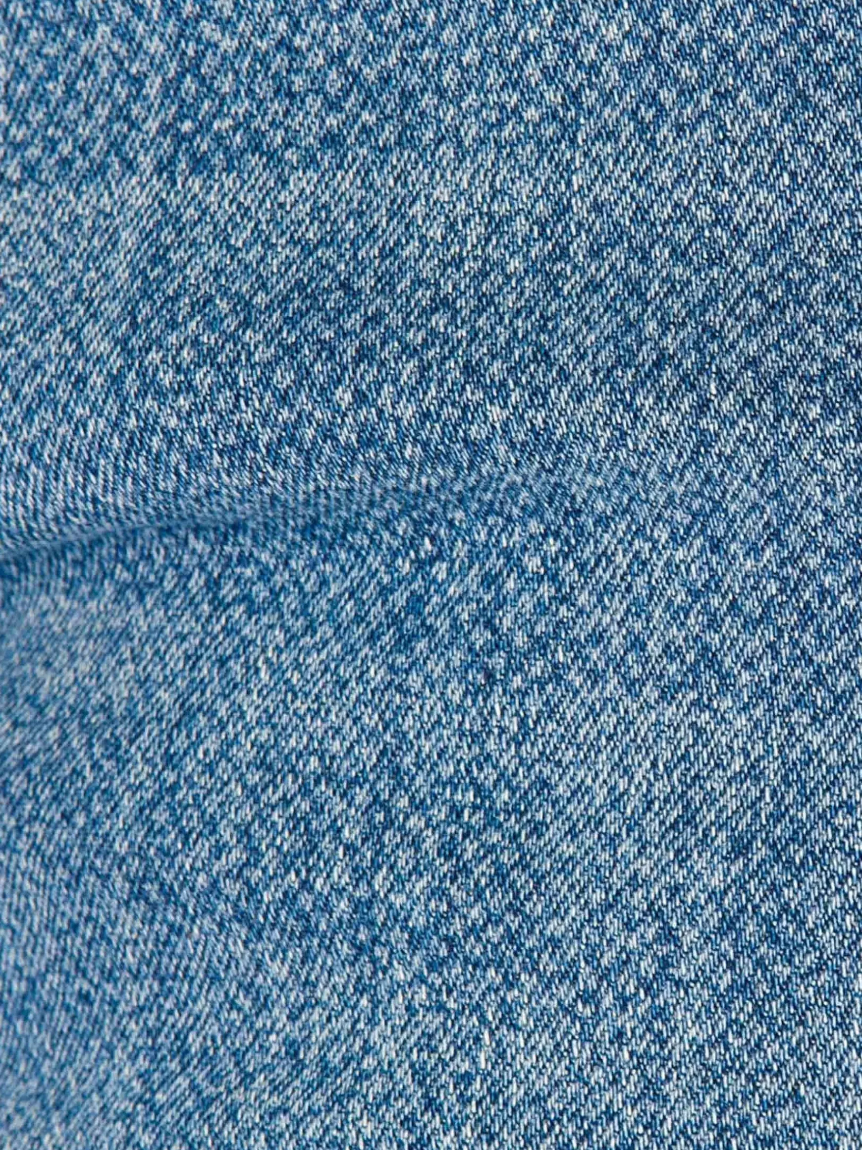 Carinal Mini Check Slim Fit Navy Jeans