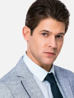 Catania Modern Fit White Navy Colbert