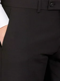 Comfort Slim Fit Black Pantalon