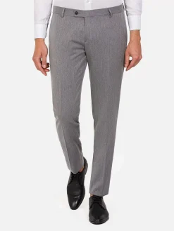 Comfort Slim Fit Grey Pantalon