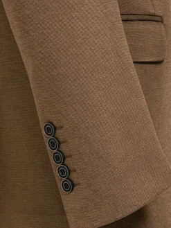 Crouse Wide Lapel Brown Colbert