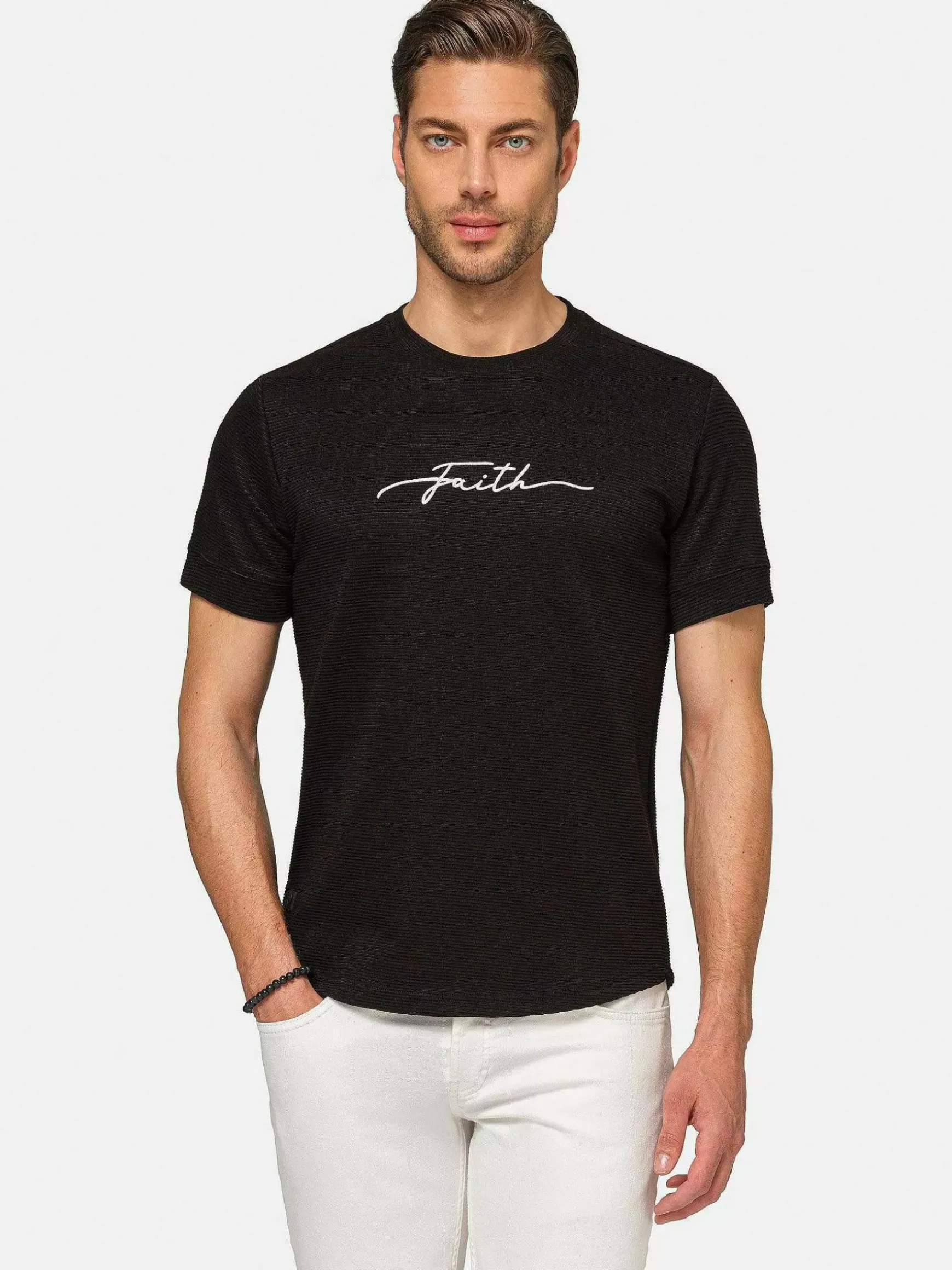 Dambas Signature Crew Neck T-Shirt Black