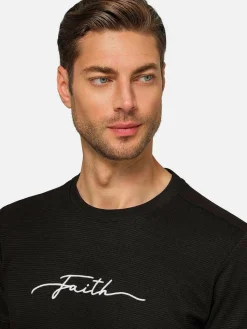 Dambas Signature Crew Neck T-Shirt Black