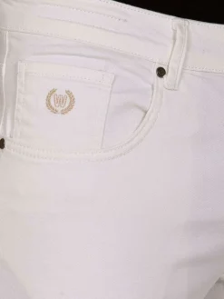 Digorgio Slim Fit Off White Jeans