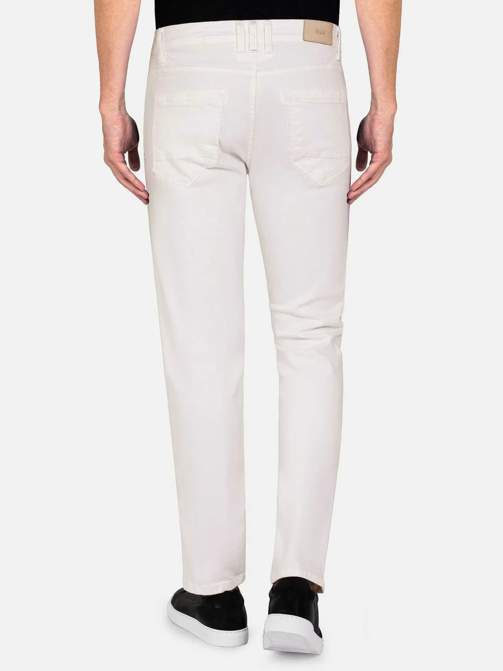Digorgio Slim Fit Off White Jeans