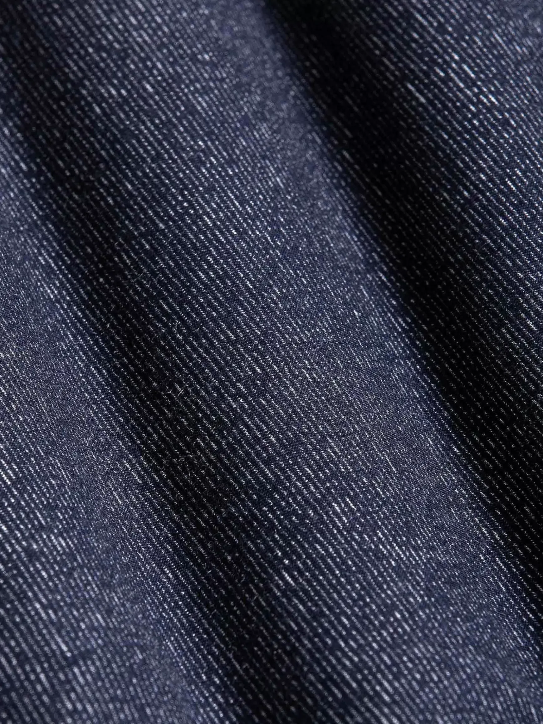 Dirkous V-Neck Button Down Navy T-Shirt