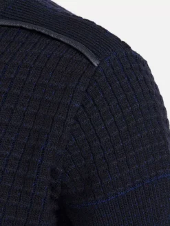 Dover Slim Fit V-Neck Navy Truien