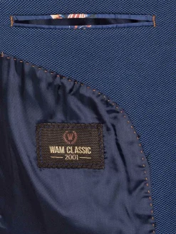 Dwayne Notched Lapel Light Navy Colbert