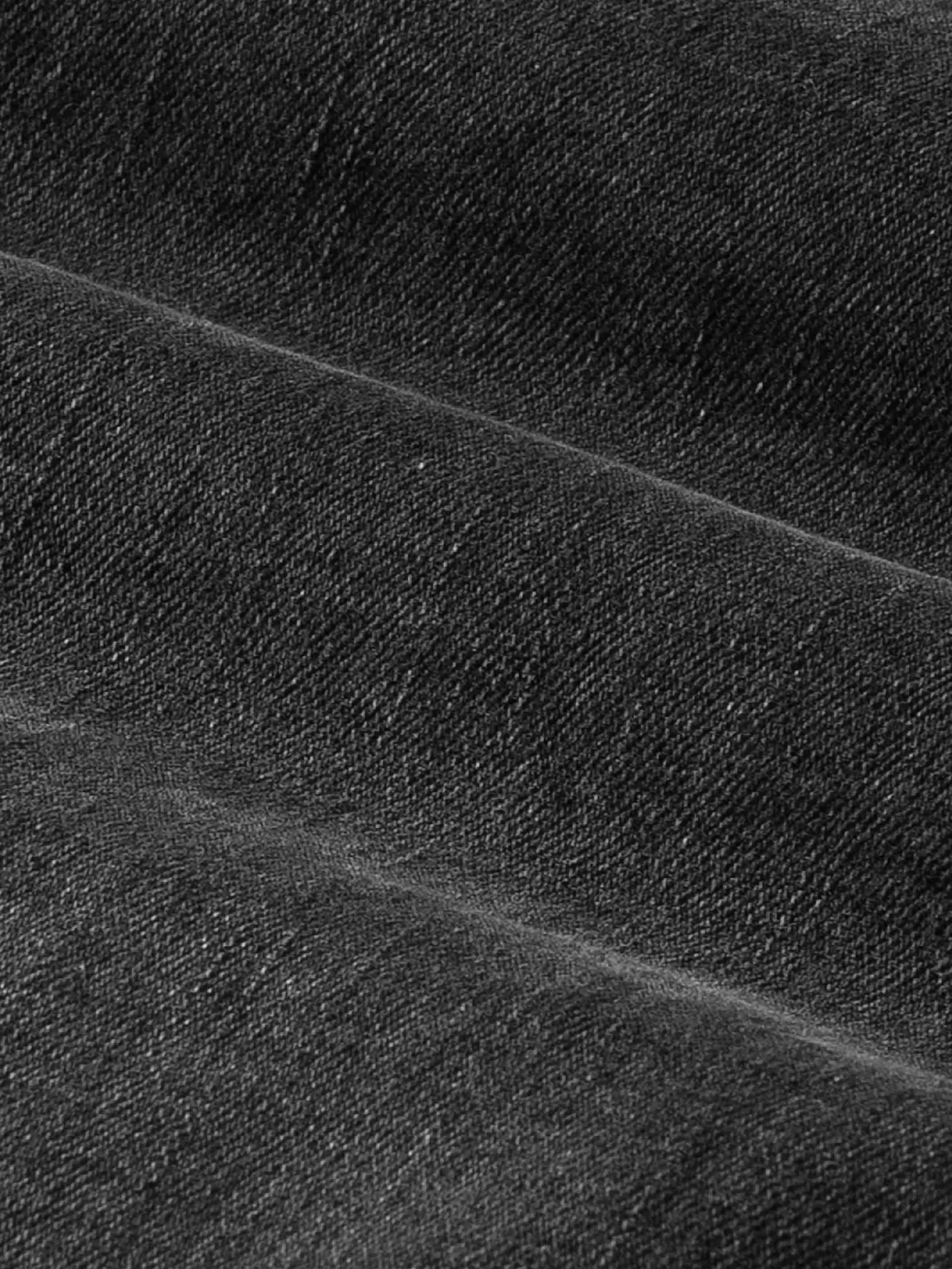 Echten Slim Fit Hoodie Black Vesten