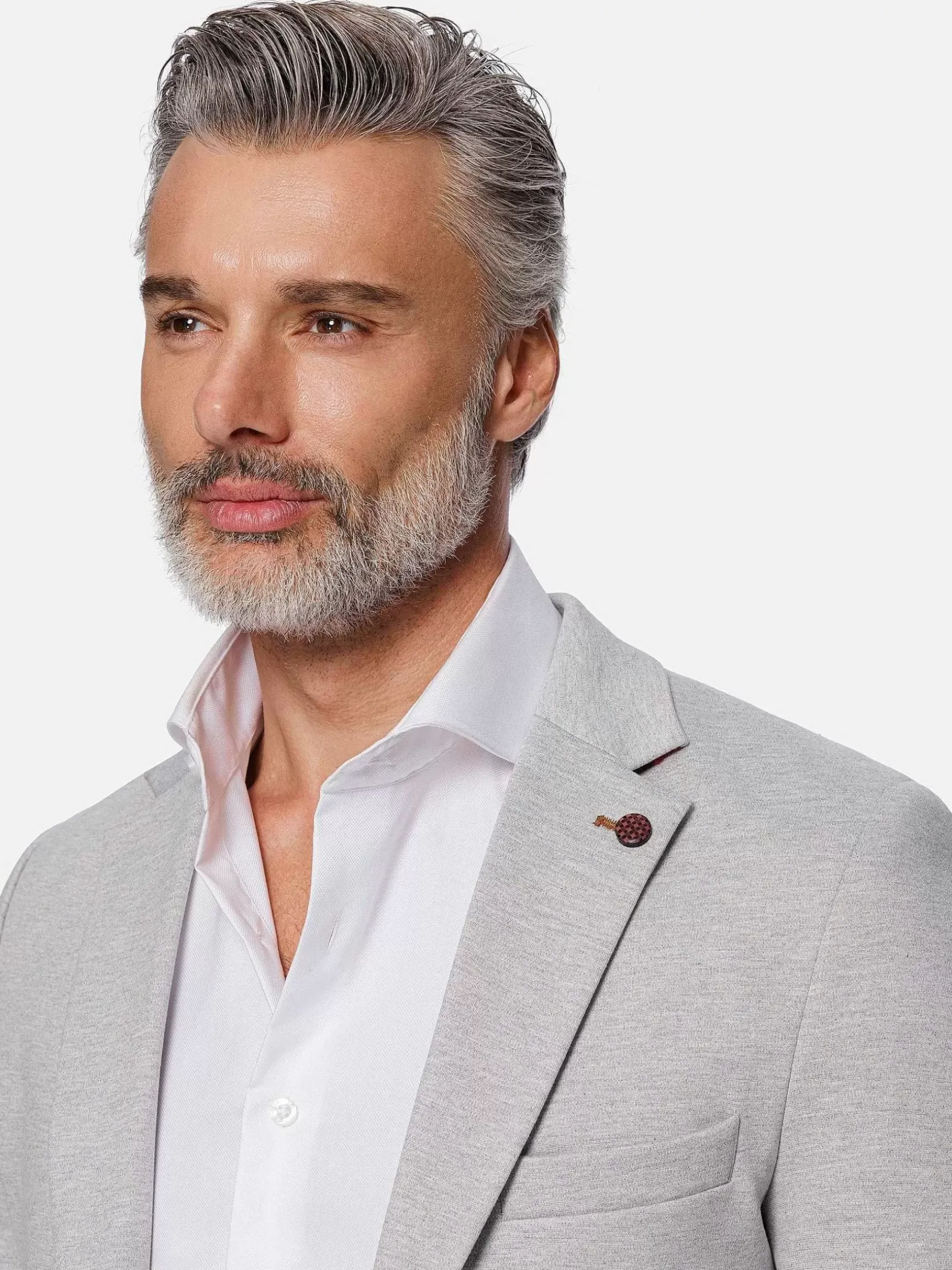 Engima Patch Pocket Slim Light Grey Colbert