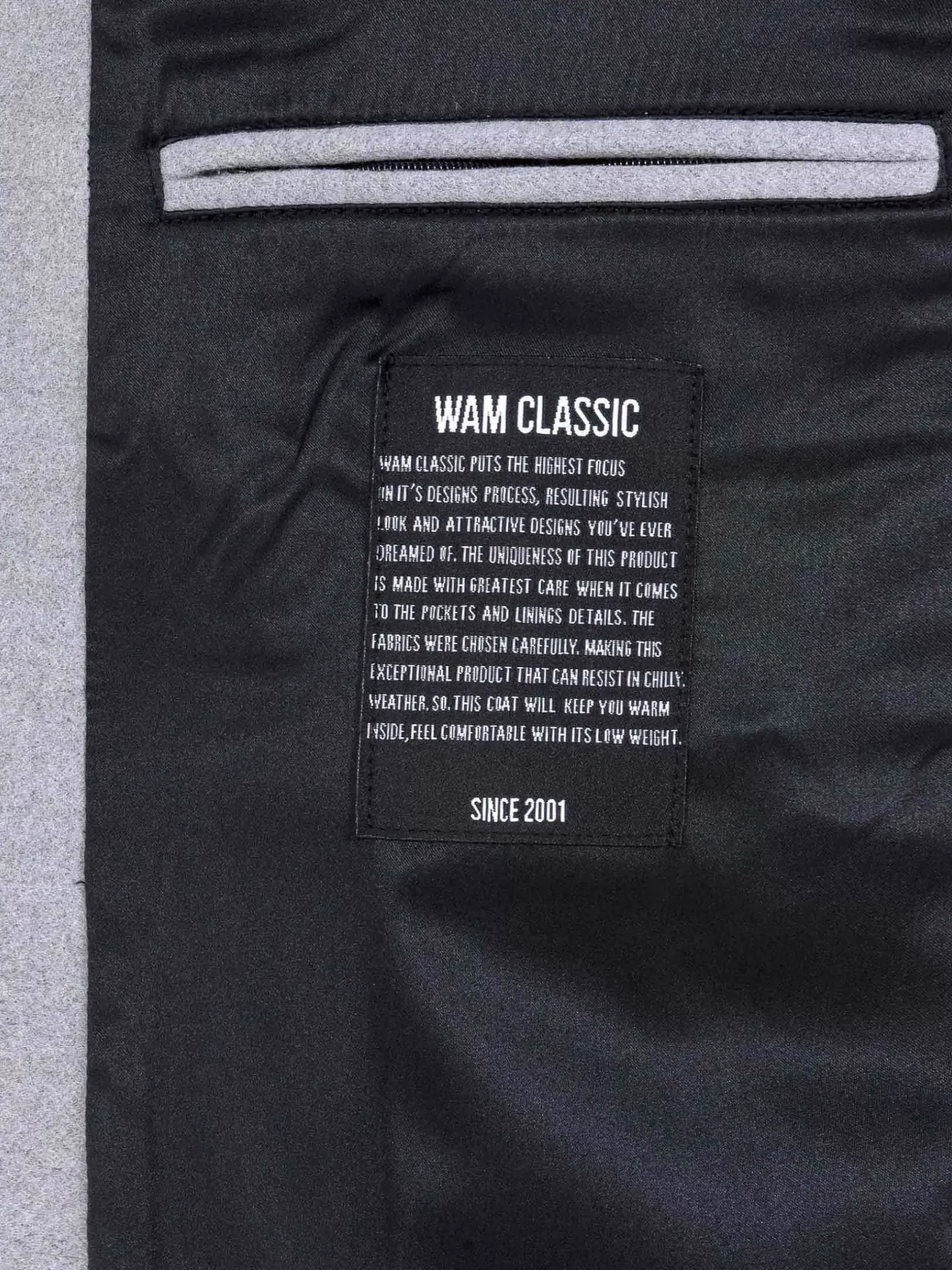 Franklin Three Button Casual Grey Mantelassen