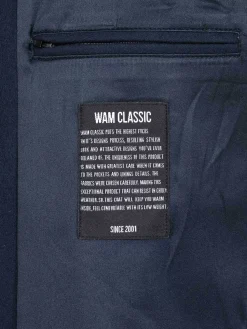 Franklin Widespread Notch Collar Dark Navy Manteljassen