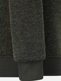 Galahad Mock Neck Khaki Sweater