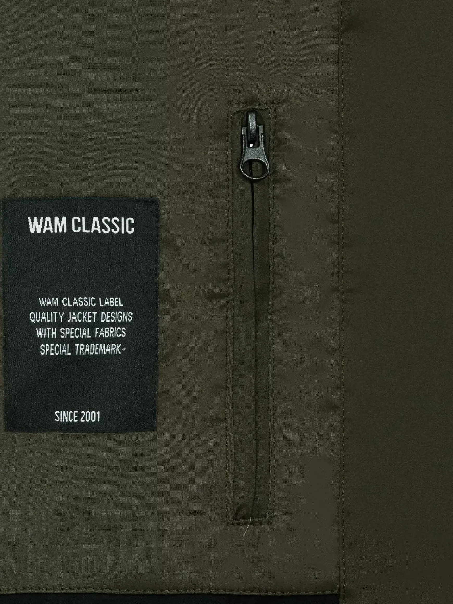 Gian Slim Fit Khaki Zomer Jassen