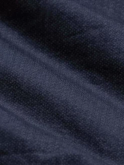 Helvorit Navy Textured Korte Broek