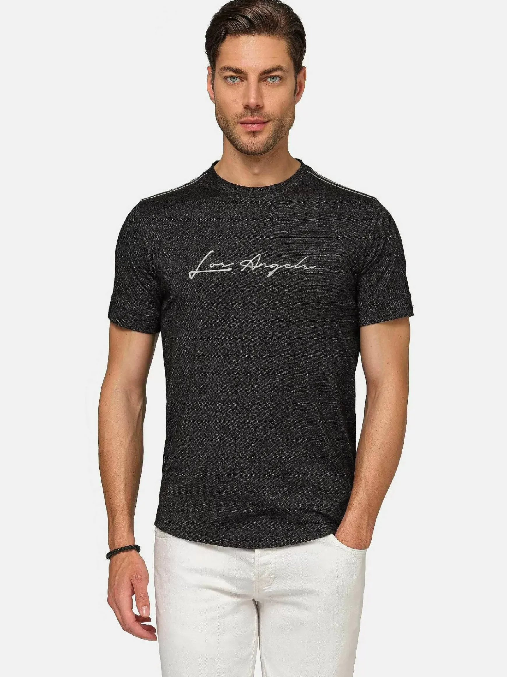 Hermosa Graphic Black T-Shirt