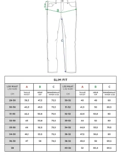 Hessen Slim Fit Anthracite Jeans