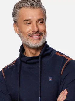 Horizon Turtleneck Navy Sweater