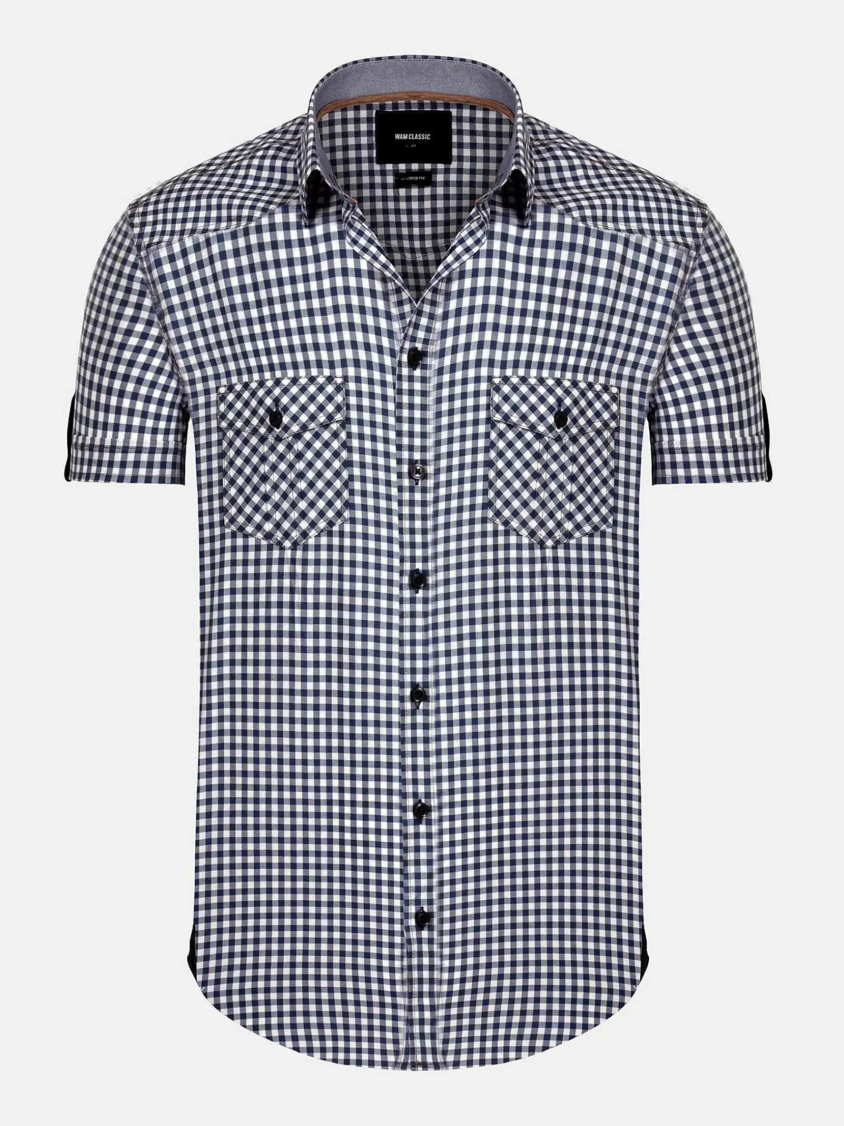 Hugo Tailored Fit Navy Overhemd