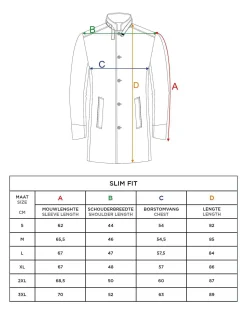 Hunter Modern Fit Winter Navy Jassen