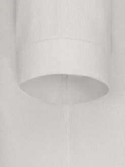 James Full Button-Down White Polo